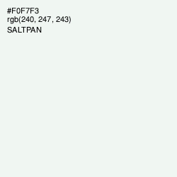 #F0F7F3 - Saltpan Color Image