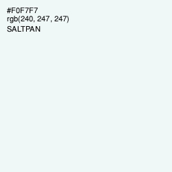 #F0F7F7 - Saltpan Color Image