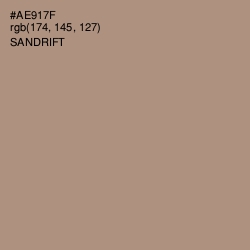#AE917F - Sandrift Color Image