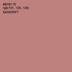 #BF817E - Sandrift Color Image