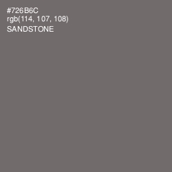 #726B6C - Sandstone Color Image