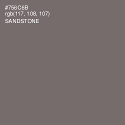 #756C6B - Sandstone Color Image