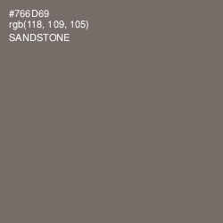 #766D69 - Sandstone Color Image