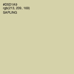 #D5D1A9 - Sapling Color Image