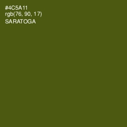 #4C5A11 - Saratoga Color Image