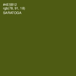 #4E5B12 - Saratoga Color Image