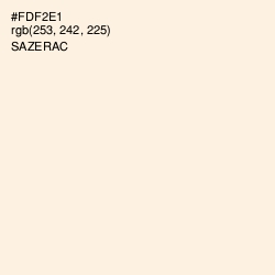 #FDF2E1 - Sazerac Color Image