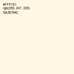 #FFF7E1 - Sazerac Color Image