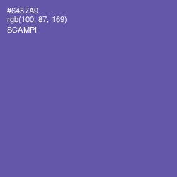 #6457A9 - Scampi Color Image