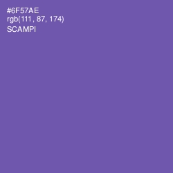 #6F57AE - Scampi Color Image