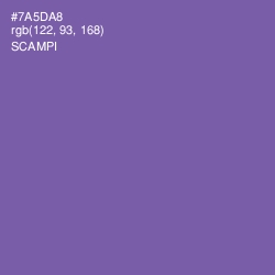 #7A5DA8 - Scampi Color Image