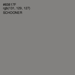 #83817F - Schooner Color Image
