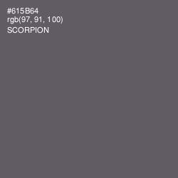 #615B64 - Scorpion Color Image