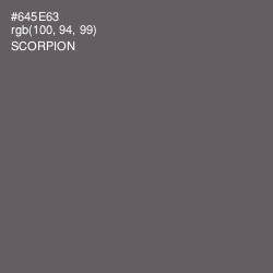 #645E63 - Scorpion Color Image