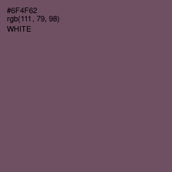 #6F4F62 - Scorpion Color Image
