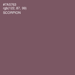 #7A5763 - Scorpion Color Image