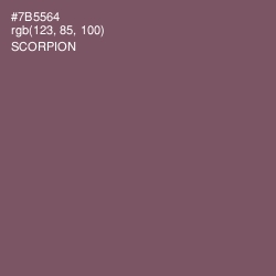 #7B5564 - Scorpion Color Image