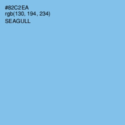 #82C2EA - Seagull Color Image