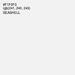 #F1F0F3 - Seashell Color Image