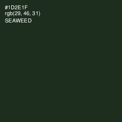 #1D2E1F - Seaweed Color Image