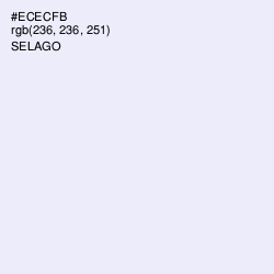 #ECECFB - Selago Color Image