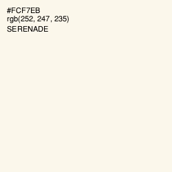 #FCF7EB - Serenade Color Image