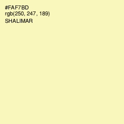 #FAF7BD - Shalimar Color Image