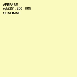 #FBFABE - Shalimar Color Image