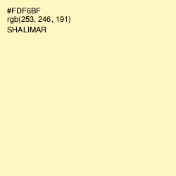 #FDF6BF - Shalimar Color Image