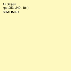 #FDF9BF - Shalimar Color Image