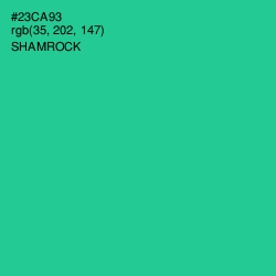 #23CA93 - Shamrock Color Image