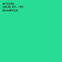 #27DD96 - Shamrock Color Image