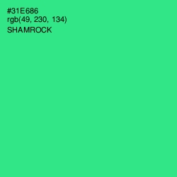 #31E686 - Shamrock Color Image