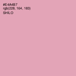#E4A4B7 - Shilo Color Image