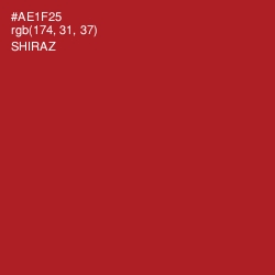 #AE1F25 - Shiraz Color Image