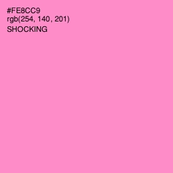#FE8CC9 - Shocking Color Image