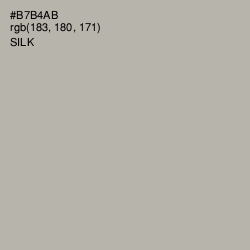 #B7B4AB - Silk Color Image