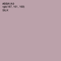 #BBA1A9 - Silk Color Image