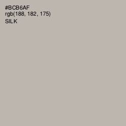 #BCB6AF - Silk Color Image