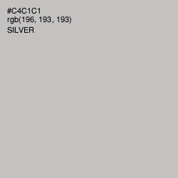 #C4C1C1 - Silver Color Image