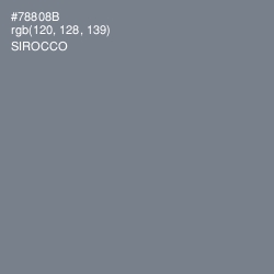 #78808B - Sirocco Color Image