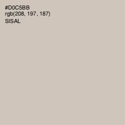#D0C5BB - Sisal Color Image