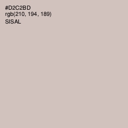 #D2C2BD - Sisal Color Image