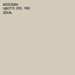 #D2CBBA - Sisal Color Image