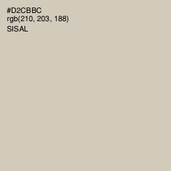 #D2CBBC - Sisal Color Image
