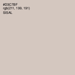 #D3C7BF - Sisal Color Image