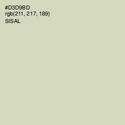 #D3D9BD - Sisal Color Image