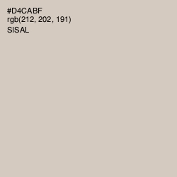 #D4CABF - Sisal Color Image