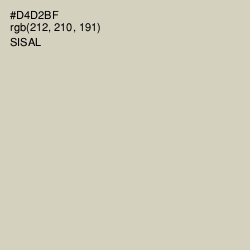#D4D2BF - Sisal Color Image