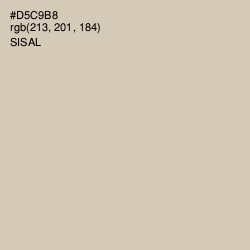 #D5C9B8 - Sisal Color Image